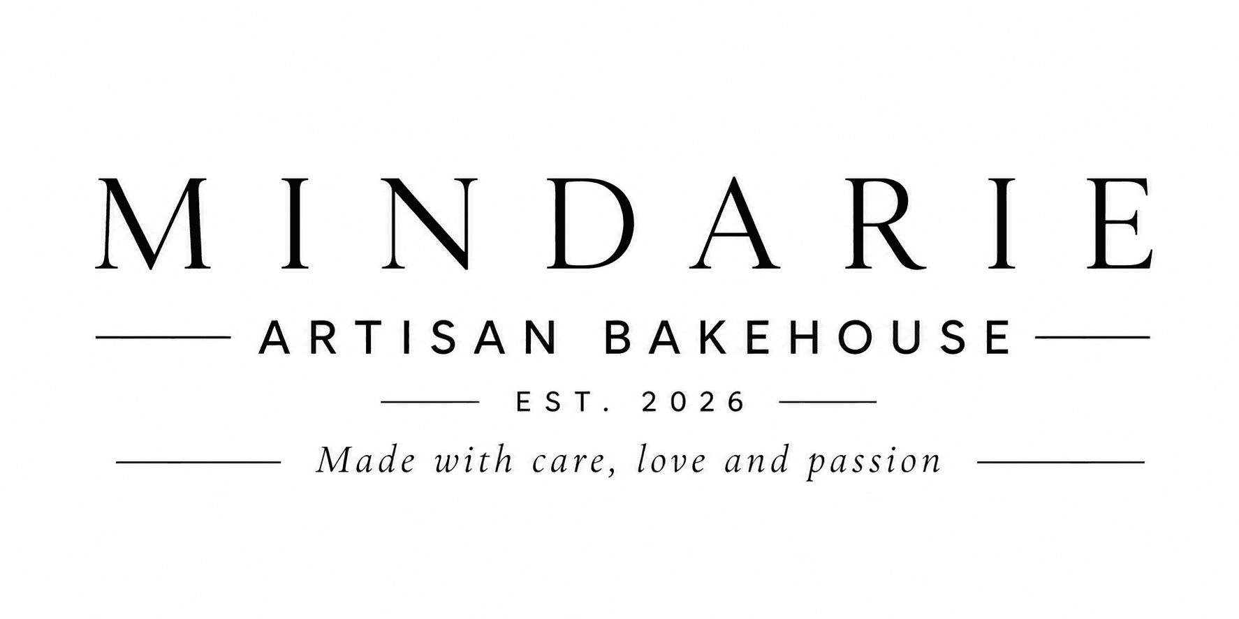 Mindarie Bakehouse — Artisan Bakehouse, Est. 2026, Made with care, love and passion